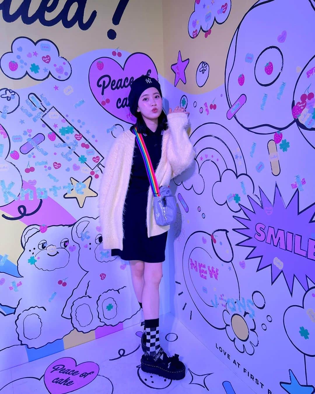 吉永アユリのインスタグラム：「#musinsa のpopup行ってきたん🫶🏻  期間内にまた行きたいレベルで素敵な空間だった🫠💭  #newjeans #무신사 #무신사스토어」