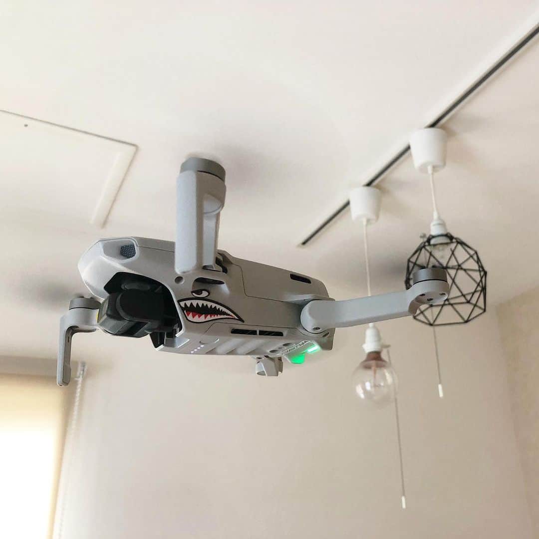 KIYOさんのインスタグラム写真 - (KIYOInstagram)「修理に出してから僅か5日で帰ってきた。DJIのサービス体制は素晴らしい👍💯✨ #dji #mavicmini #drone #avigeek #sharkmouth #noseart #flyingtigers #squadronpatch #toystagram #ドローン #ドローン空撮 #ドローン撮影 #ドローン空撮男子 #ノーズアート #シャークマウス #パーソナルマーク」4月8日 16時00分 - kiriko009