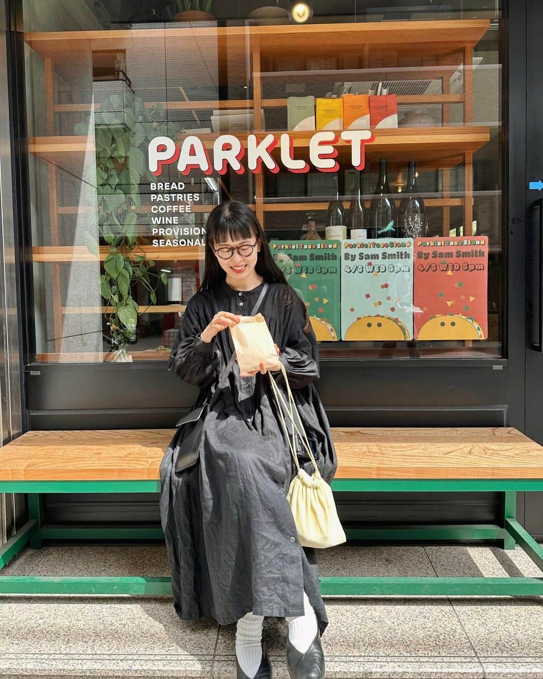 ちょびさんのインスタグラム写真 - (ちょびInstagram)「人形町に行く予定があって近くにあるPARKLETに行って公園でゆったり遊んだ日👦🏻🤍 個人的にこのチョコクッキーがナンバーワン🫶🏻  #PARKLET#人形町#日本橋#人形町カフェ#日本橋カフェ#東京カフェ#公園#公園巡り#ママスタグラム#まますたぐらむ#男の子ママ#おとこのこママ#fashion#ootd#ワンピース#ワンピースコーデ」4月8日 17時29分 - kaoriririn15