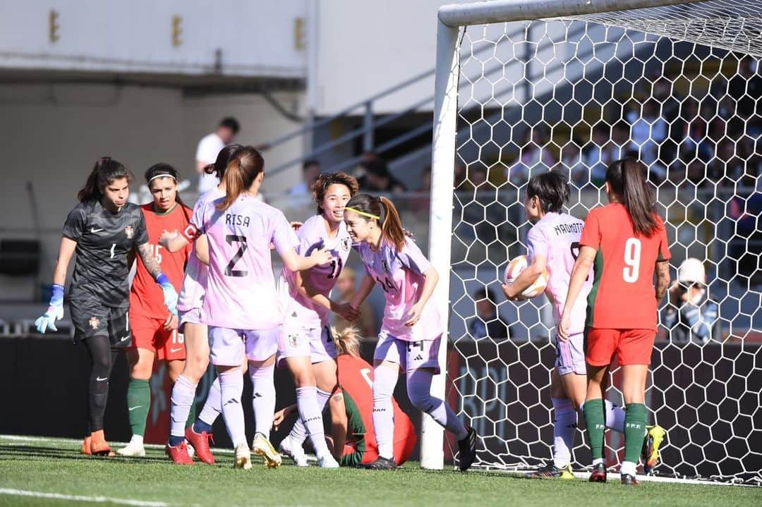 清水梨紗さんのインスタグラム写真 - (清水梨紗Instagram)「. VS Portugal🇵🇹  New kit !!  #nadeshiko  #なでしこジャパン」4月8日 18時22分 - risa_shimizu_2