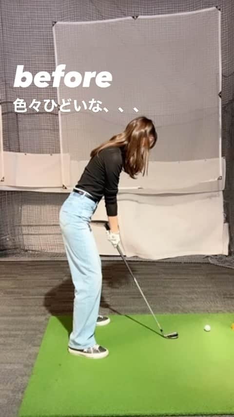 Mai Yamadaのインスタグラム：「久々にレッスン受けてきました🏌️‍♀️ 今回お世話になったのは自由が丘にあるOne Star Golfさん⛳️ @onestar_golf   やっぱり行くと学びが多い！！！ レッスンって大事だー😖  こちらは最大でも3人までのグループレッスンなのが嬉しい✨  ちなみに最近通い始めたピラティスと系列なので、スタジオが隣にあって、続けて受けることもできちゃうんです🫢 この日もゴルフ→ピラティスでした笑  今なら山田の紹介でお得になります💁🏻‍♀️ _____________ ⛳️体験レッスン無料！！ 予約時に下記コードを記入してください  yamadamai_  ⛳️入会するとグループレッスン体験代、入会金、事務手数料が無料！！  有効期限：2023.7.15 _____________  あったかくなってゴルフの機会も増えそうなので、頑張って通います🫡  #ゴルフ#ゴルフ女子#ゴルフ初心者#ゴルフ好き#ゴルフスイング #ゴルフ練習#ゴルフレッスン#スポーツ#休日#golf#golfgirls#golfswing#golflife#golfstagram」