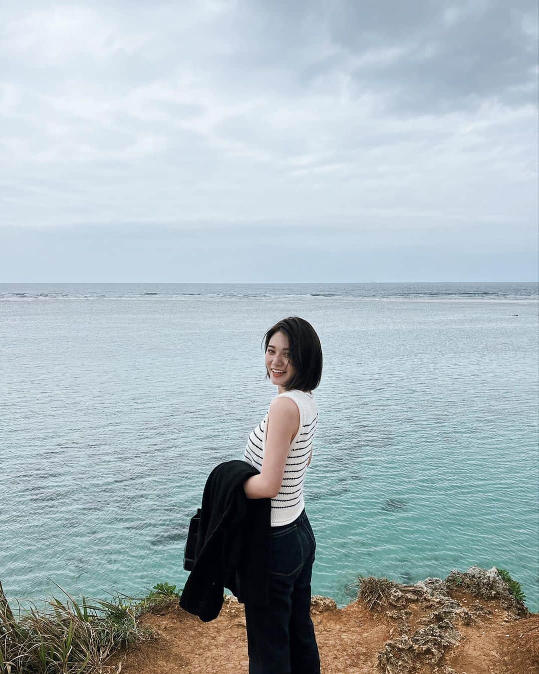 浪花ほのかさんのインスタグラム写真 - (浪花ほのかInstagram)「沖縄の写真😄❣️ チキンオーバーライス大好き🤐 と海の写真🤣🔆」4月8日 19時16分 - hnoa_z