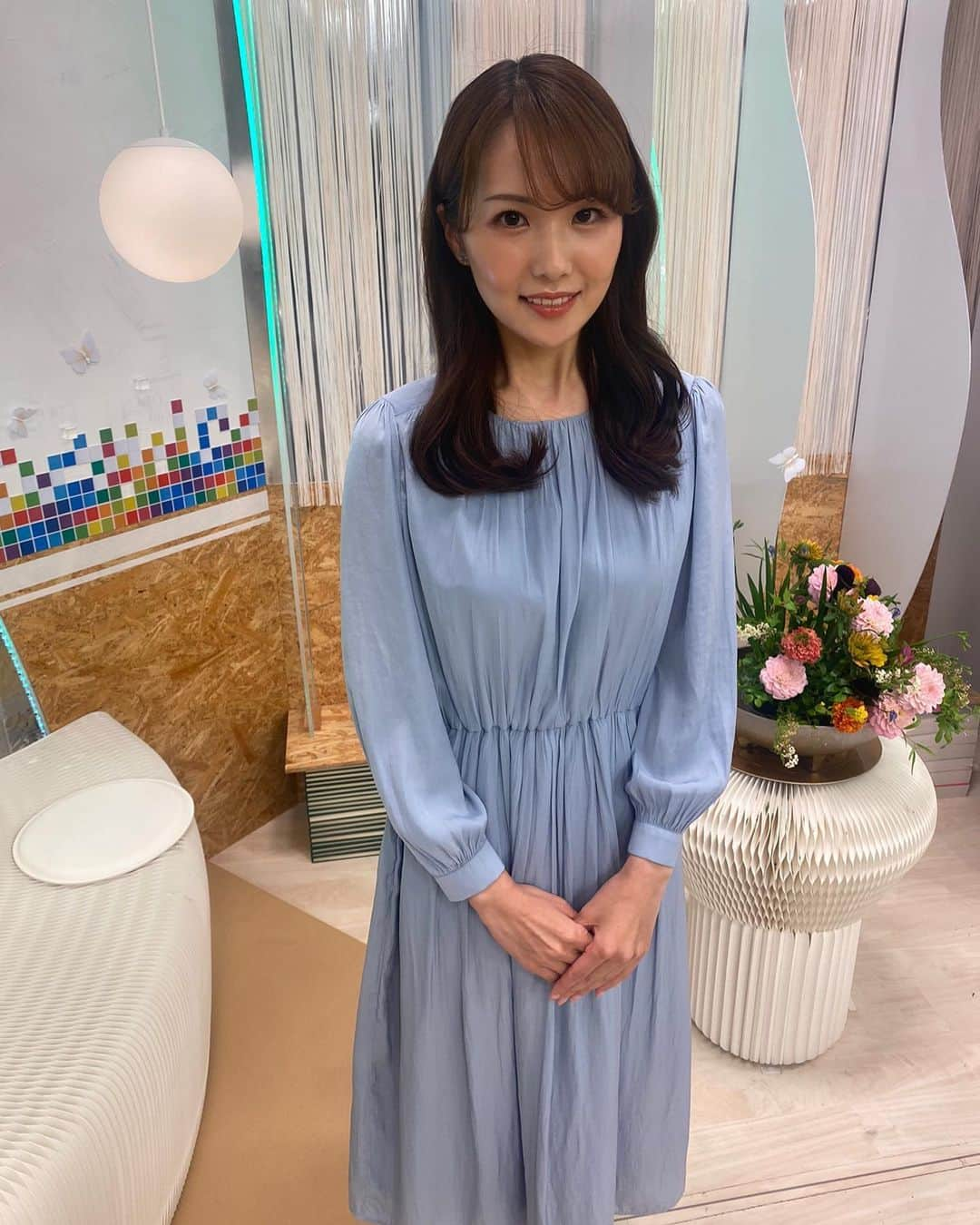 柴田美奈さんのインスタグラム写真 - (柴田美奈Instagram)「今週の衣装、ほぼ毎日ブルーでした🤣💙」4月8日 19時25分 - mina__shibata