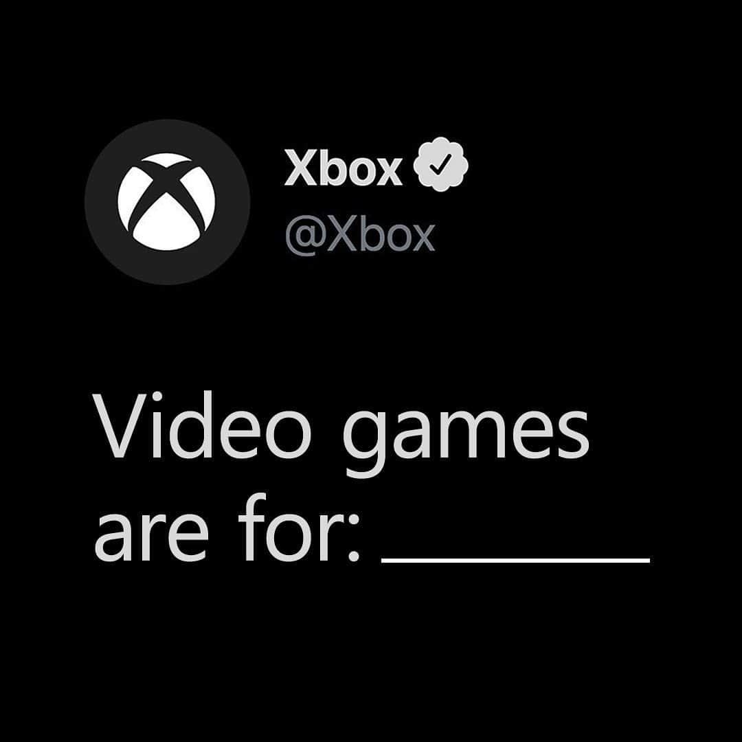 Xboxのインスタグラム：「We'll start: having fun」