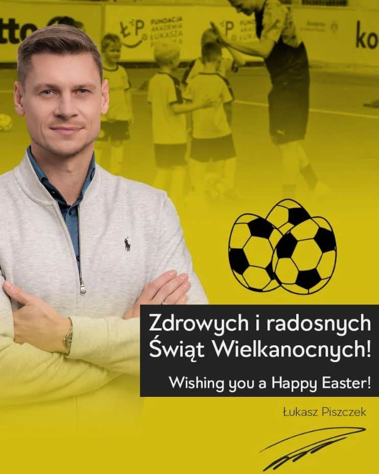 ウカシュ・ピシュチェクさんのインスタグラム写真 - (ウカシュ・ピシュチェクInstagram)「Zdrowych i radosnych Świąt Wielkanocnych! 🐥🐰 ------------------------- Wishing you a Happy Easter! 🐥🐰」4月8日 20時36分 - lukaszpiszczek_lp26