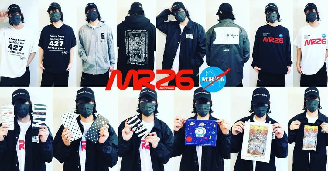 The mirrazのインスタグラム：「ミイラズ独立六周年記念グッズ予約受付中です。ロゴ関係実は自分で書いてます。細かく見てみてね！」