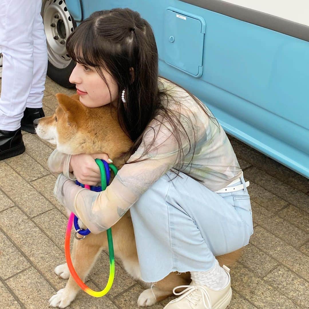 木内舞留さんのインスタグラム写真 - (木内舞留Instagram)「人生で初めて愛犬とランウェイ歩きました...嬉しかったなぁ🐕❣️  直前までずっと緊張してたけど、ちゃんと歩いてくれてありがとうねひーちゃん🐕」4月8日 21時28分 - maru_kiuchi_official