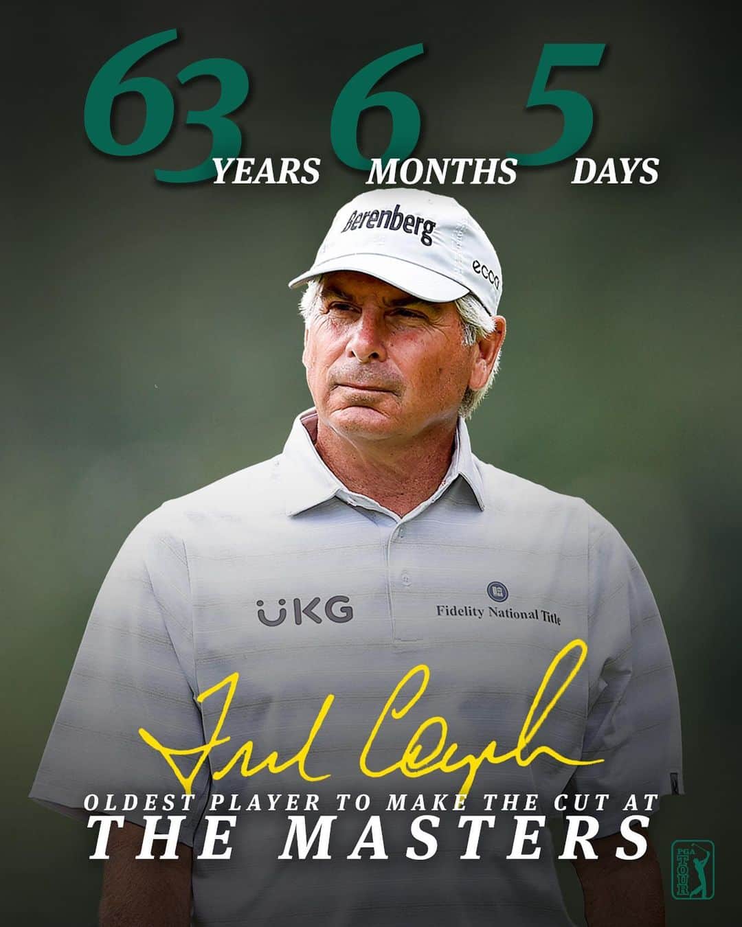 PGA TOURさんのインスタグラム写真 - (PGA TOURInstagram)「Fred Couples makes history 👏   The 1992 champion becomes the oldest player to make the cut at #theMasters.」4月8日 21時31分 - pgatour
