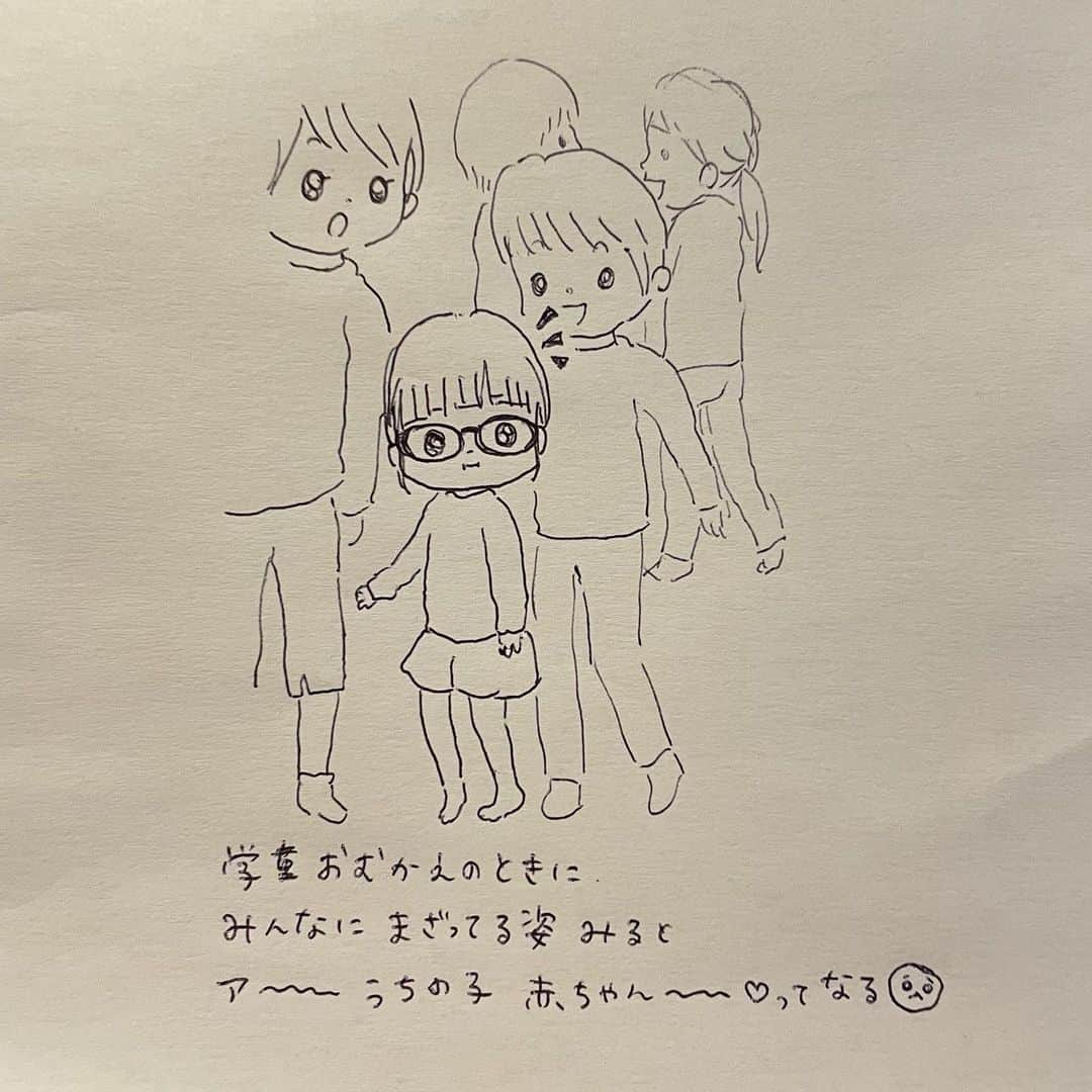 misaさんのインスタグラム写真 - (misaInstagram)「#イラスト　#絵日記 #育児日記　#学童」4月8日 21時49分 - m_hobonichi