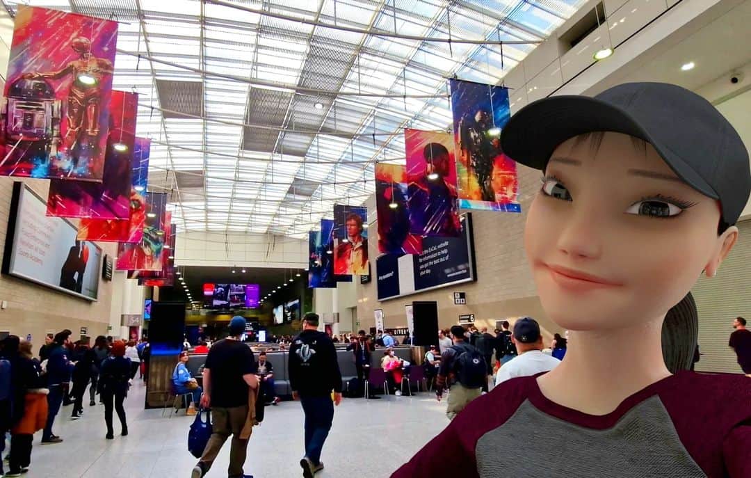 のインスタグラム：「Who's at #StarWarsCelebration today? Come say hi if you see me! . . . #starwars #starwarscelebration2023 #swce #swce2023」
