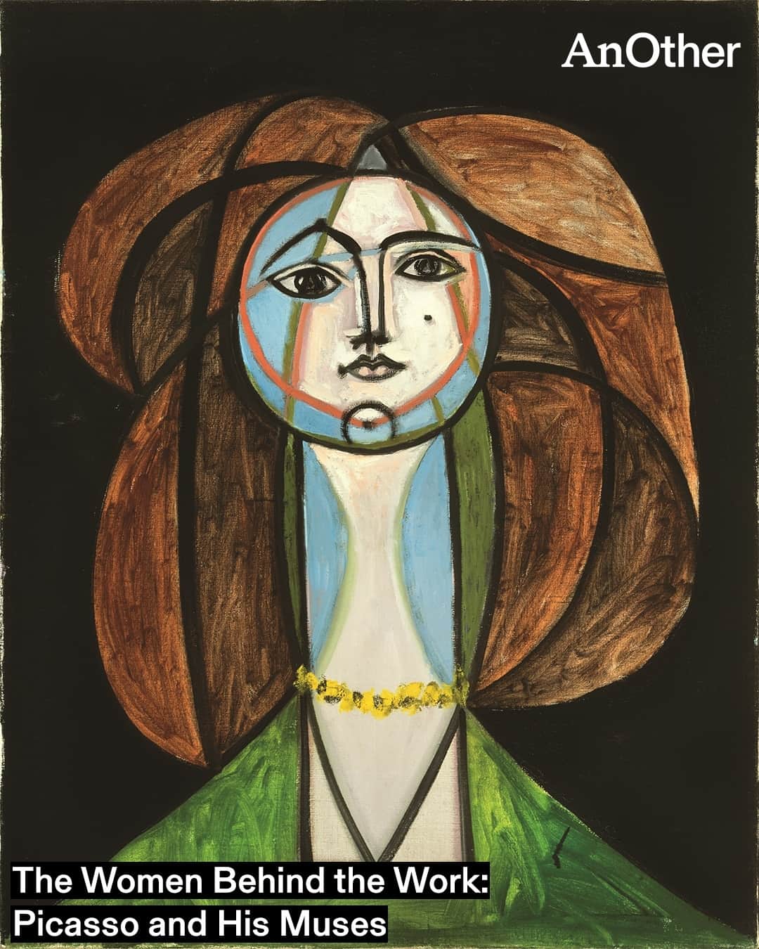 AnOther Magazineのインスタグラム：「Today marks 50 years since the passing of Pablo Picasso, the groundbreaking artist whose bold innovations and fascination with the female form cemented his status as one of the most exceptional artists of the 20th century. ⁠ ⁠ Women play an essential but complex role in the father of cubism's sprawling oeuvre. At the link in bio, we pay our respects to the fascinating women behind the portraits, from Dora Maar to Françoise Gilot 📲⁠ ⁠ 📸 1. Pablo Picasso, Femme au collier jaune, 31 May 1946⁠ 2. Pablo Picasso, Nu assis dans un fauteuil (II), 1963⁠ 3. Pablo Picasso, Femme Assise, 1947⁠ 4. Pablo Picasso, Weeping Woman, 1937⁠ 5. Pablo Picasso, Bust of a Woman (Dora Maar), 1938⁠ ⁠ #PabloPicasso」