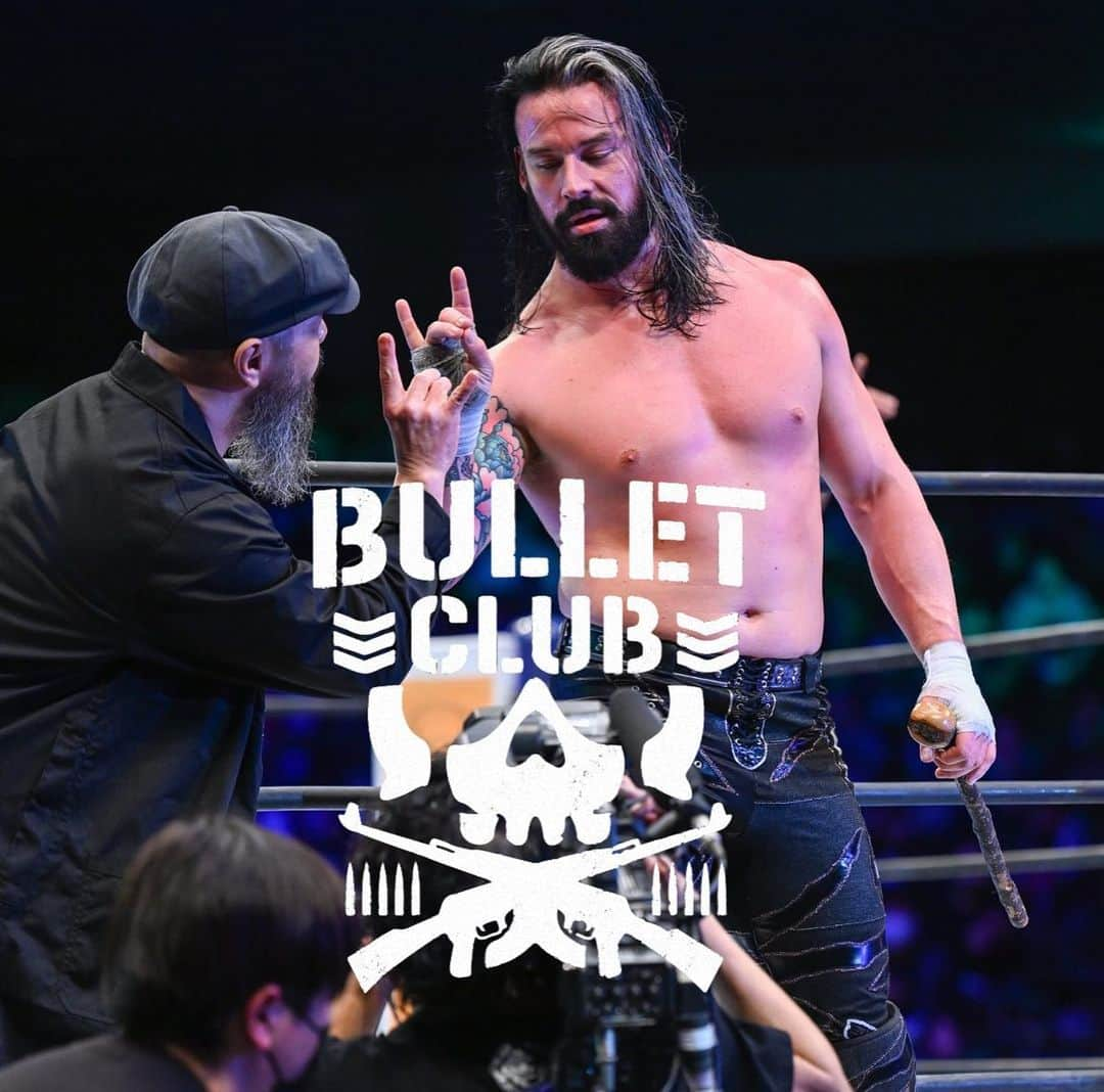 デビッド・フィンレーのインスタグラム：「I don't give a damn whether you're wearing Bullet Club gear in New Japan, New Zealand, or AEW. If you didn't get my permission you're just a cosplayer. I'm here to drag this Club exactly where it needs to go. Expect more changes. #BulletClub #TheRebel」