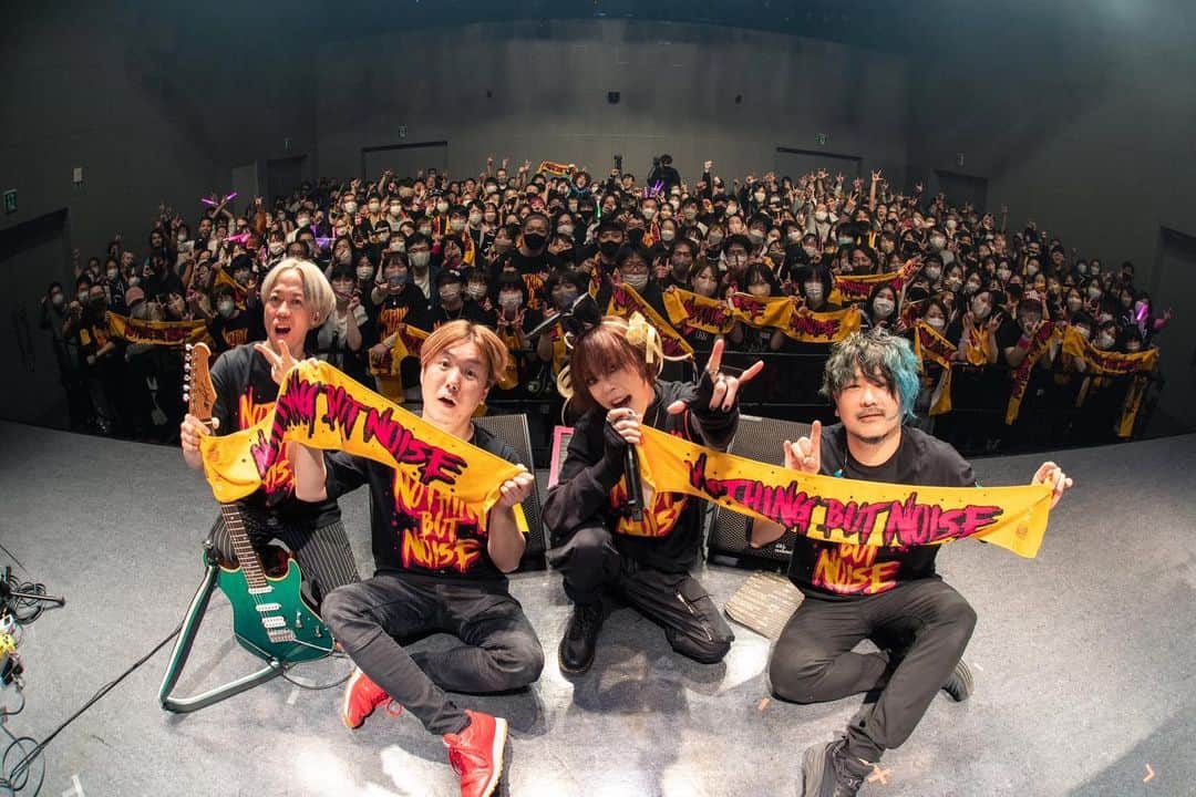 のインスタグラム：「Thank you to all who made NOTHING BUT NOISE one of the best moments in my life.  Looking forward to more great moments in the future.  THANK YOU UNDERBAR, KIHOW, DEMONDICE, BAND, STAFF, AND YOU!!  Keep rocking on!! Live, love, NANO  PS. I'll be sharing more photos with the guests soon!!」