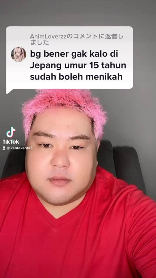 山口健太のインスタグラム：「Di Jepang boleh nikah dari umur berapa?? #kenta #kentamanischannel #budayajepang #belajarbahasajepang」