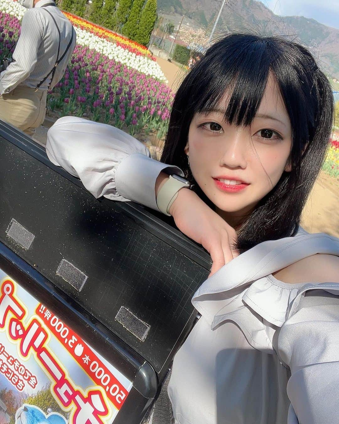 池田杏菜さんのインスタグラム写真 - (池田杏菜Instagram)「山梨バスツアー楽しんでる🍋」4月8日 22時47分 - ikestagram_o00