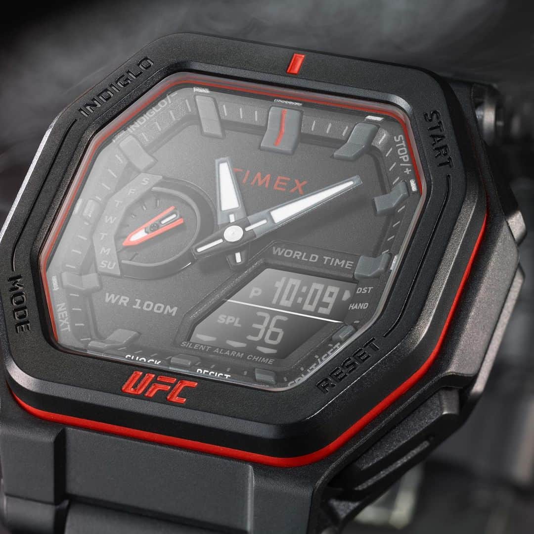 のインスタグラム：「Watch out. 🥊   Shop the only watch tough enough for the @UFC.   #timex #UFC #UFC287 @UFC」