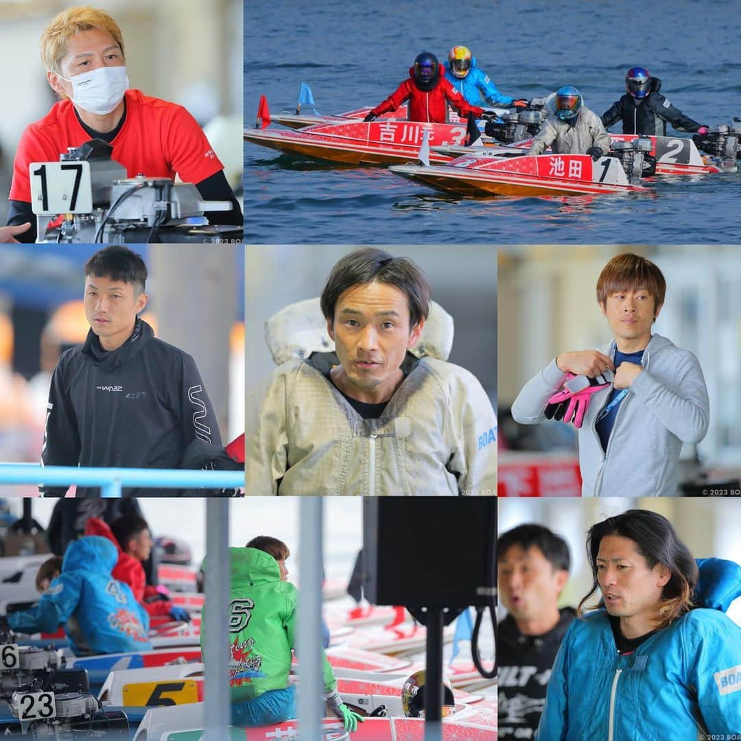 ボートレース宮島さんのインスタグラム写真 - (ボートレース宮島Instagram)「. 🚤GⅠ宮島チャンピオンカップ🚤 ⭐️開設69周年記念️⭐️ . 只今、ボートレース宮島にて開催中！ 連日トップレーサーたちによる熱いレースが繰り広げられています！ 本日、5日目準優勝戦日です！ . 今節のピットの様子📷 . 愛知支部の #杉山正樹 選手が予選トップ通過？！ そこに徳島支部の #島村隆幸 選手、福岡支部の #今井貴士 選手が続き、準優勝戦好枠を勝ち取っています？！ 地元広島支部からは #西島義則 選手、 #辻栄蔵 選手、そして周年競走初出場の #高橋竜矢 選手が予選突破！ ドリームメンバー #池田浩二 #吉川元浩 #茅原悠紀 #中島孝平 #馬場貴也 #深谷知博 #磯部誠 選手たちもさすがの走りで準優勝戦へ駒を進めています！ . 2023年新年度初、宮島を制するのは誰でしょう？！ 最終日、最終レースまでお楽しみください🐵 . . #ボートレース宮島 #ボートレース #ボートレーサー #boatrace #GⅠ #宮島チャンピオンカップ #周年」4月9日 8時45分 - boatrace_miyajima