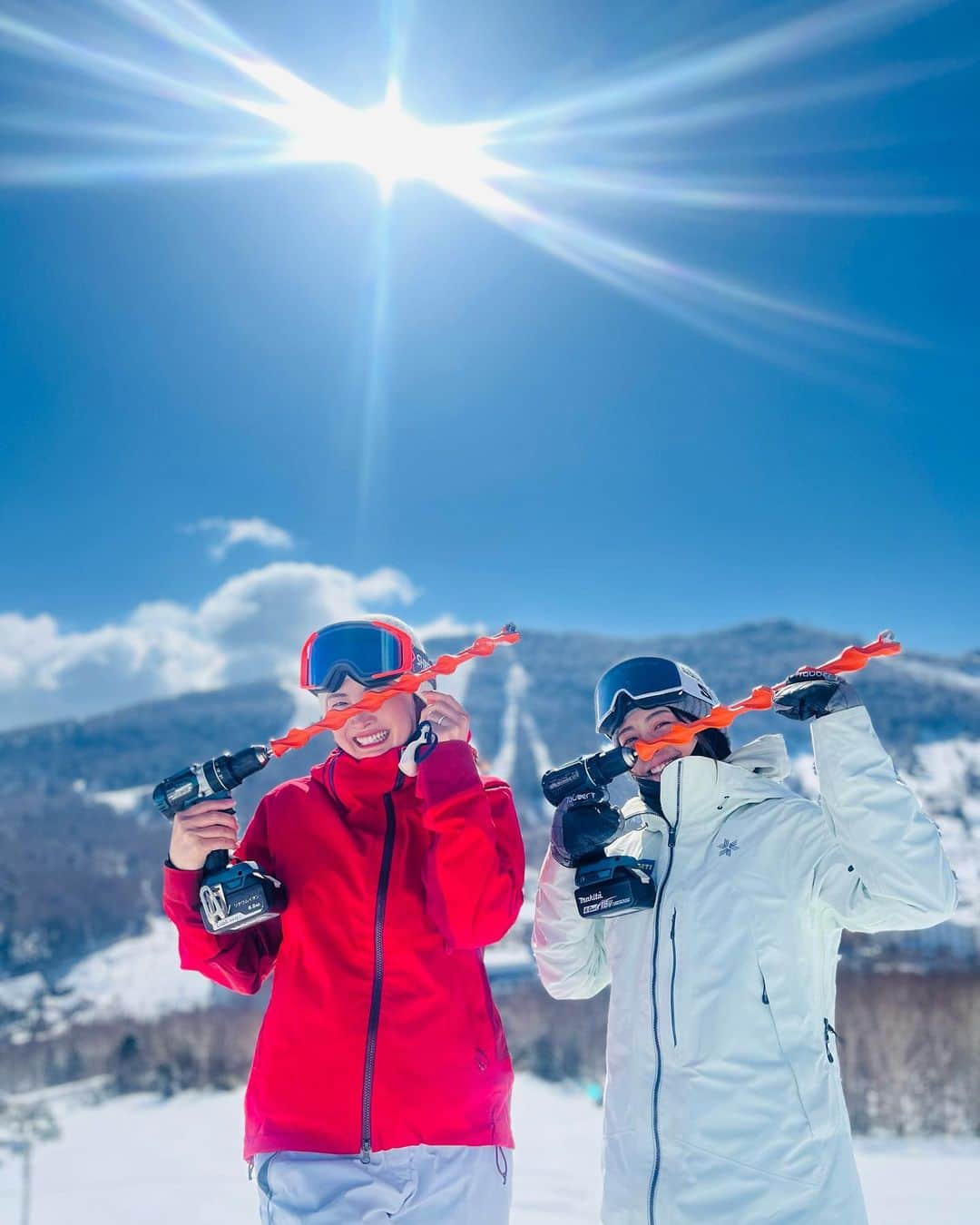 清澤恵美子のインスタグラム：「今日の志賀高原スキー場❄️ 景色最高🙌」