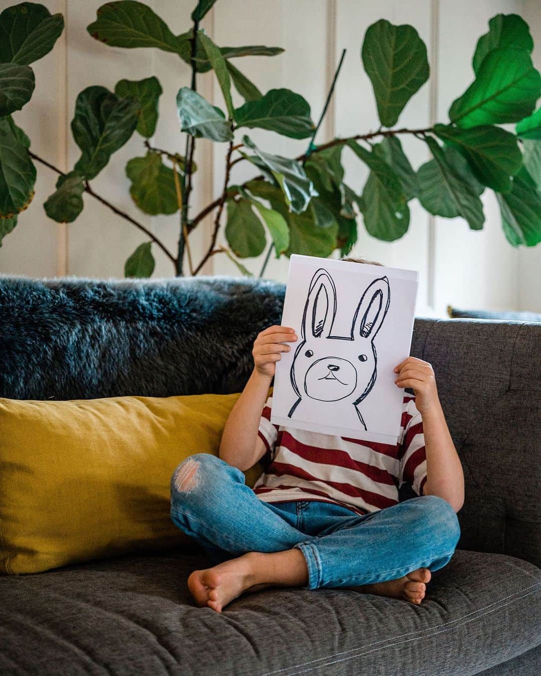 ティファニー・ティーセンのインスタグラム：「Bunny on the brain 🐰」