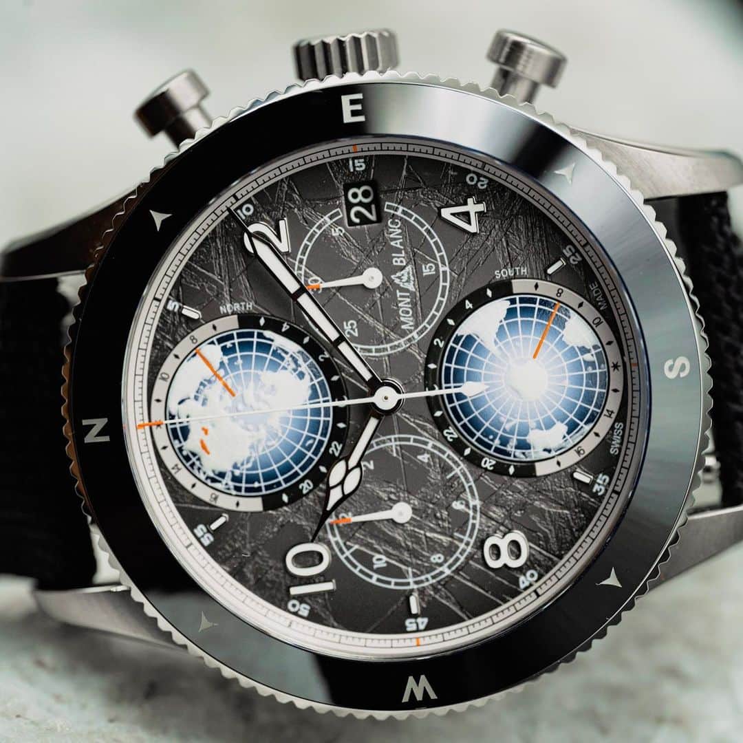 Daily Watchさんのインスタグラム写真 - (Daily WatchInstagram)「“Don’t be afraid to dream Big”, says the caseback of this @montblanc 1858 Geosphere Chronograph Zero Oxygen. It refers to the record-breaking climbs of Nimsdai Purja, climbing 14 peaks in just over 6 months, without oxygen. 290 collectors can wear the same watch as Nimsdai with all his peaks engraved at the back. An exciting piece.. #montblancwatches #nimsdaipurja #montblancgeosphere」4月9日 19時30分 - dailywatch