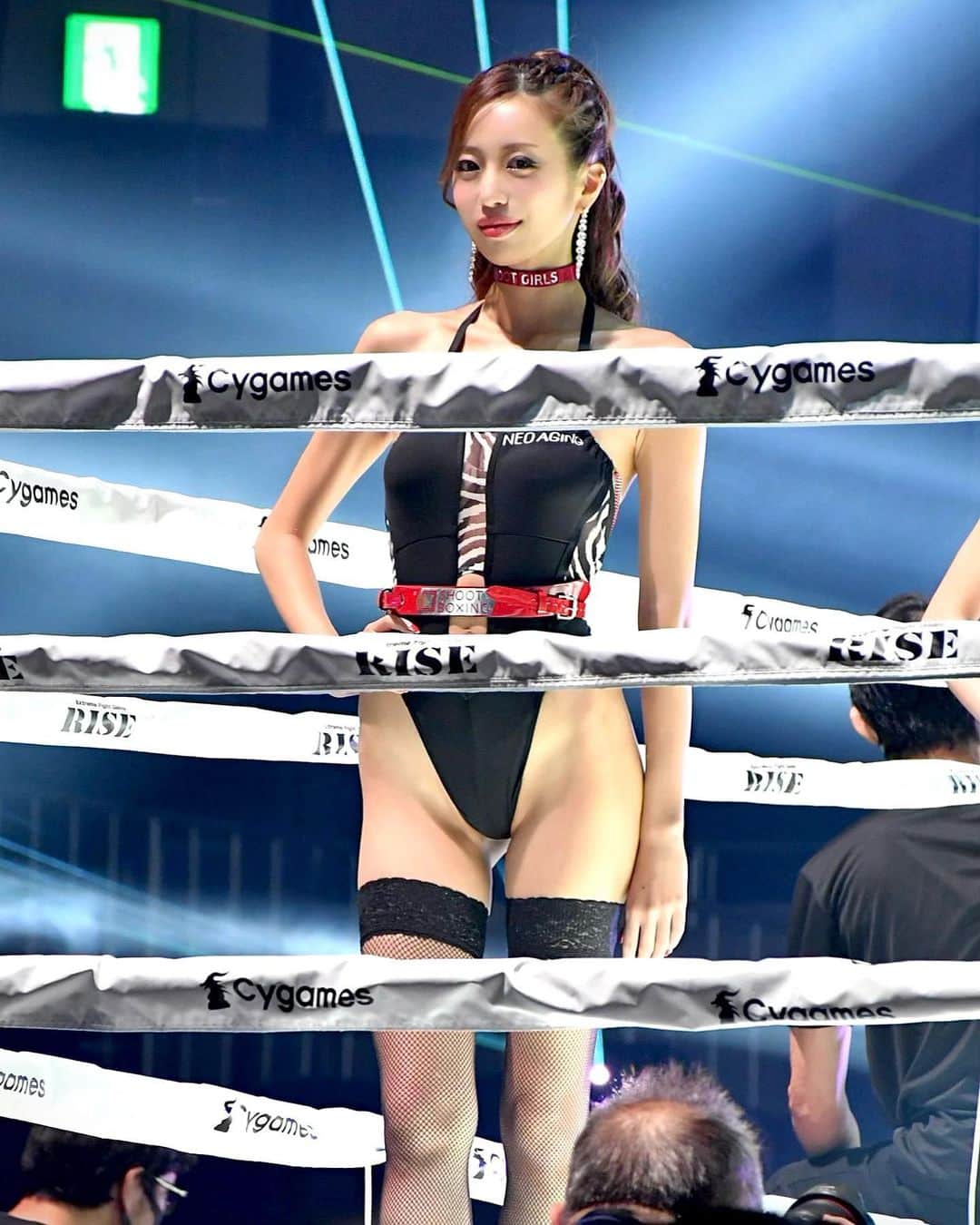 のインスタグラム：「今月末の4/30(日)は SHOOT BOXING 2023 act.2🥊🥊 ・ 川上叶選手と山田彪太朗選手の SB日本フェザー級タイトルマッチや、 笠原弘希選手、笠原友希選手の参戦、 海人選手のファンイベントなどもあります❤️‍🔥 ・ ご都合の合う方はぜひ 後楽園ホールまで足をお運びください🙇‍♀️✨ ・ #SHOOTBOXING #シュートボクシング #キックボクシング #格闘技 #後楽園ホール #シュートガールズ #ラウンドガール #コスチューム #ハイレグ #モデル #ダイエット #トレーニング #筋トレ #ファスティング #ハーフアップ #ヘアアレンジ」