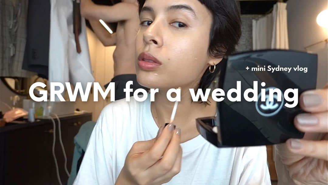 大屋夏南のインスタグラム：「New video with English subs is up on my channel 💫Link in my stories 🌷 今週はGRWM🦋友達の結婚式に行く準備模様とミニvlog😉久しぶりのメイクアップチュートリアルにシドニーのオススメホテル、カフェ、レストランも紹介してます❤️‍🔥リンクはストーリーズに🫶🏼」