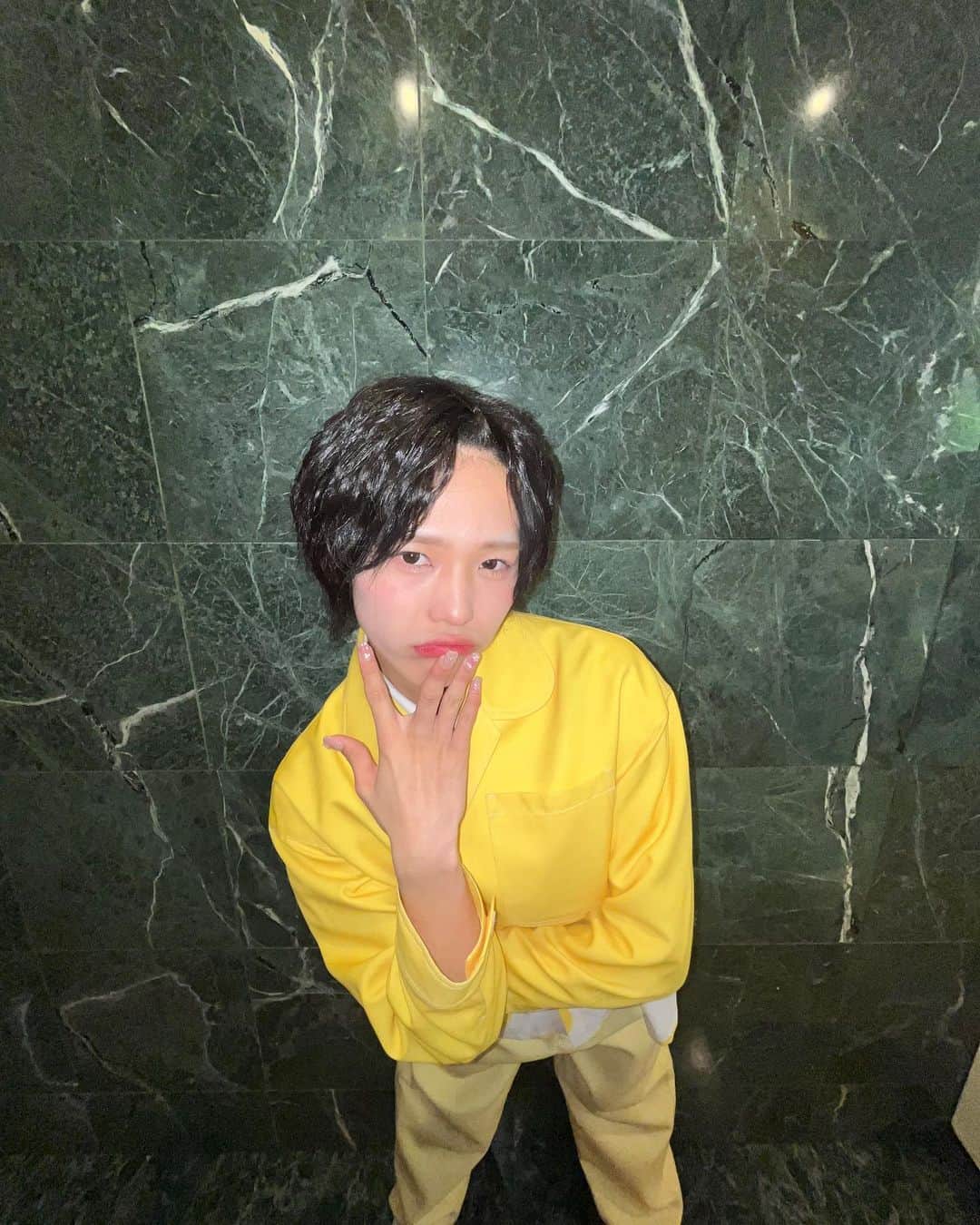 星野晴海さんのインスタグラム写真 - (星野晴海Instagram)「5億年ぶりに前髪上げた ポンパドールちゃん👶🏻」4月9日 18時45分 - harumi_supafuru