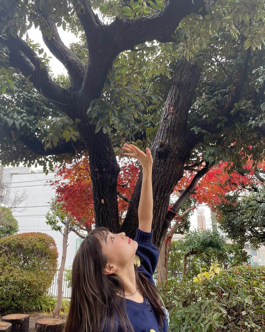 新野尾七奈のインスタグラム：「@ellegirl_jp @katespadejapan  オフショ🌼💗💙」