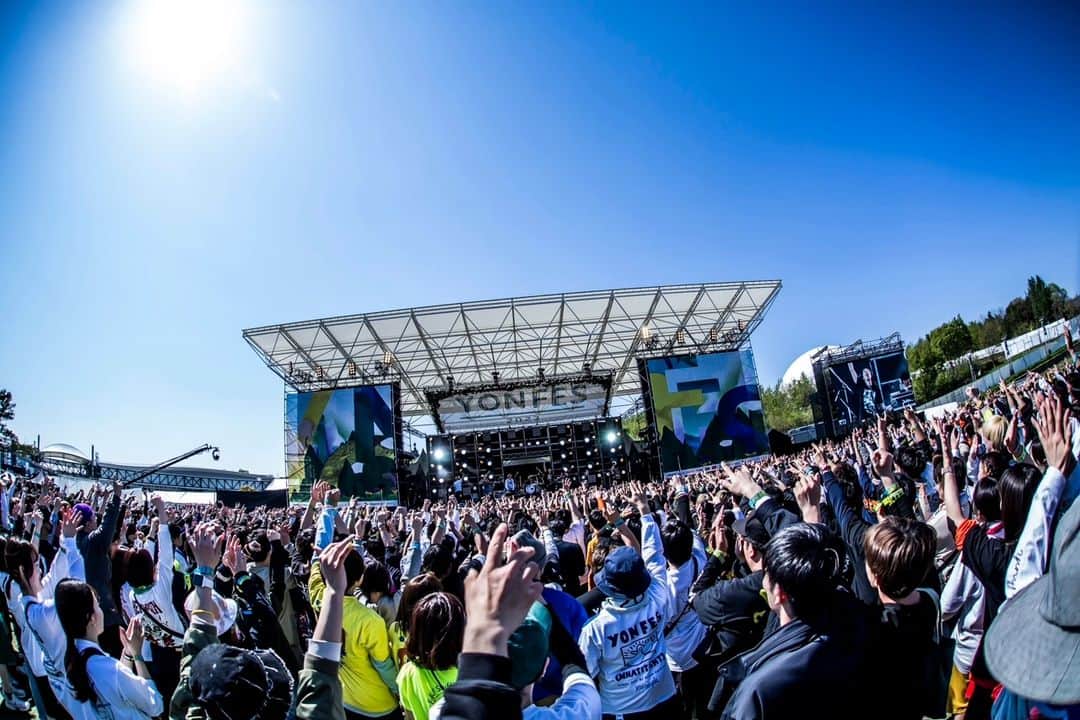 HEY-SMITHのインスタグラム：「4/9(日)愛知県 モリコロパーク “YON FES 2023” photo by @hayachinphoto」
