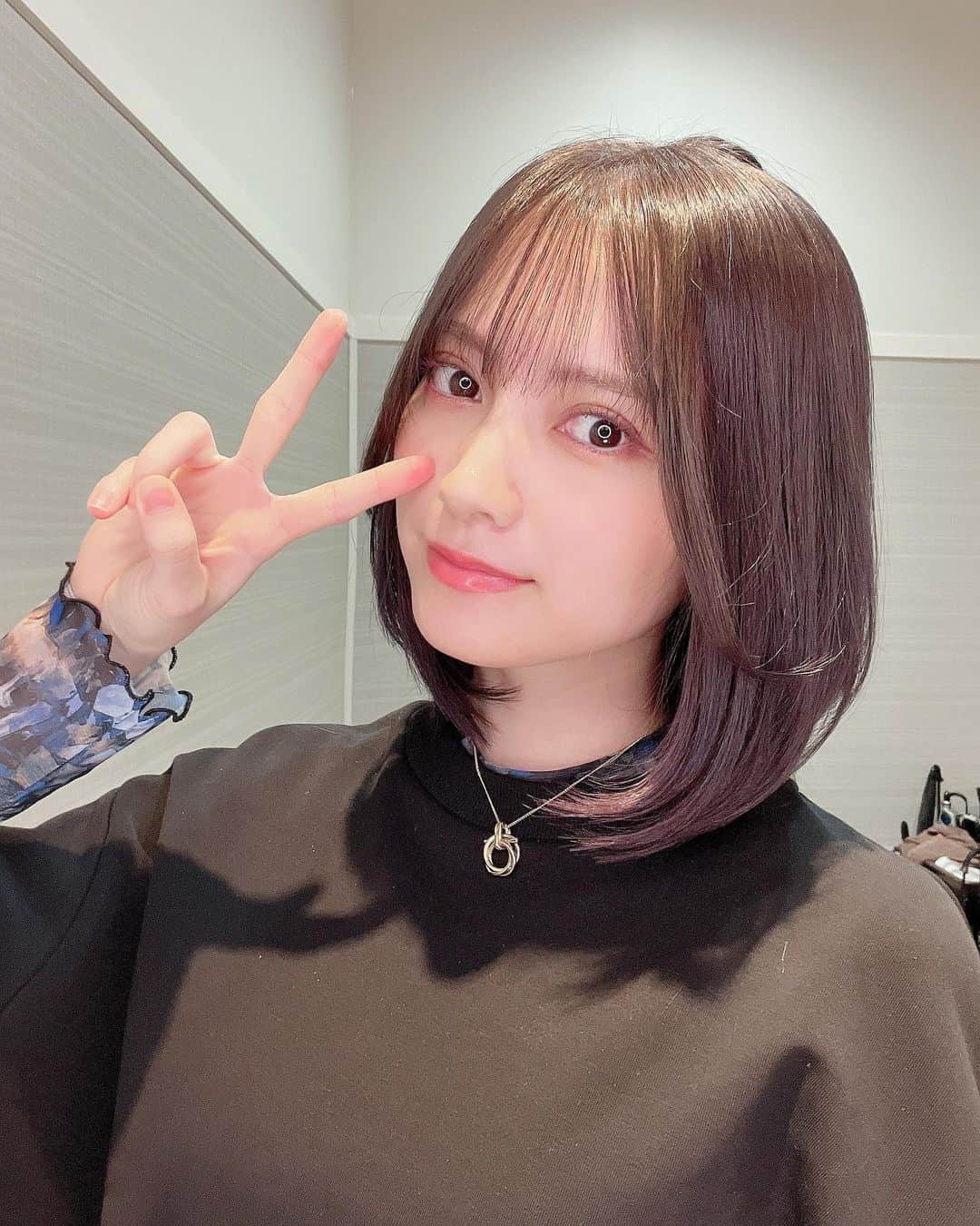 桃月なしこさんのインスタグラム写真 - (桃月なしこInstagram)「まえがみ、、、、！ #桃月なしこ #なしこたそ ...