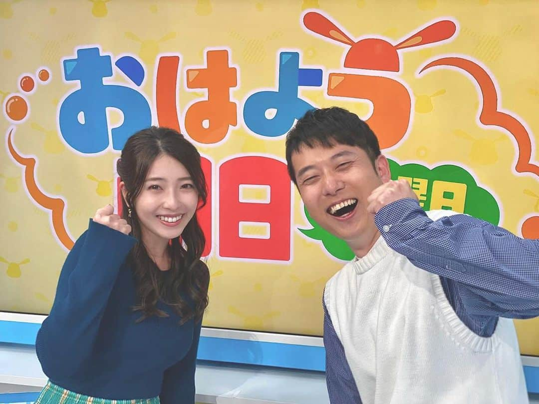 小椋寛子さんのインスタグラム写真 - (小椋寛子Instagram)「本番終わりに佐藤さんと😊 よしのー！🌸  #おは土 #おはよう朝日土曜日です #ABCテレビ #気象予報士 #佐藤悠 さん #奈良 #吉野山 #吉野」4月9日 12時33分 - ogura_hiroko