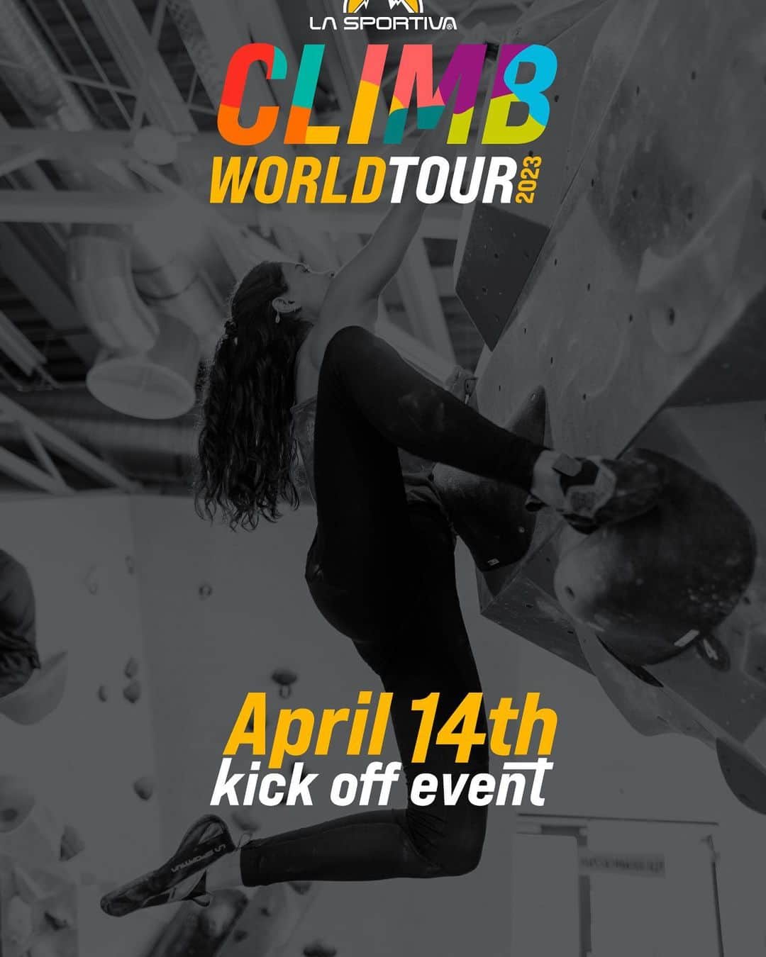 バーバラ・ザンガールのインスタグラム：「6 days until the start of the @lasportivagram world tour. I will be in Vienna together with @katha_saurwein and @jakob.schubert on the 14th of April. The event will be all about coming together, testing shoes and having fun. Come by and climb with us!  #climbworldtour23 #lasportiva」