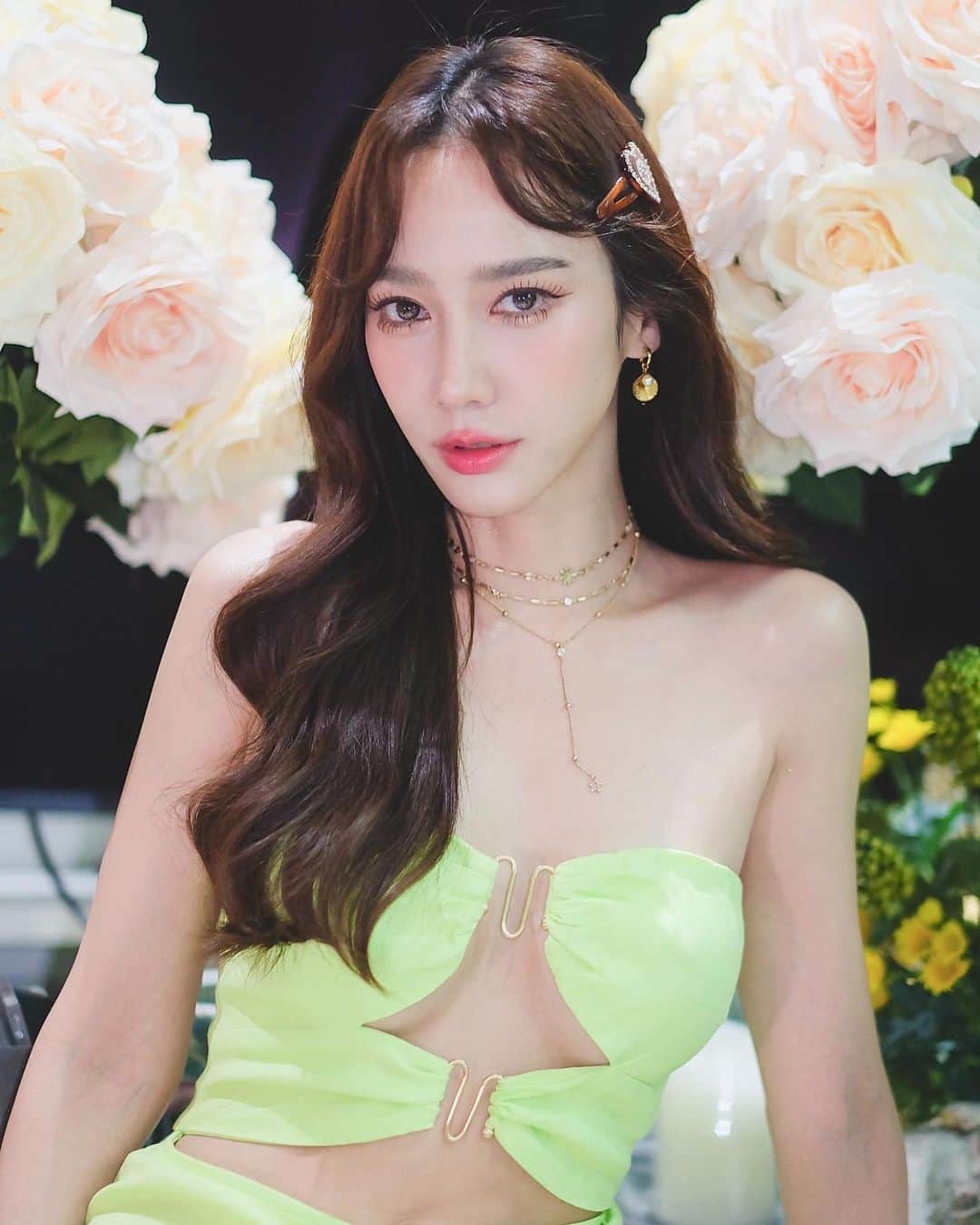 アム・パチャラパーのインスタグラム：「💚」