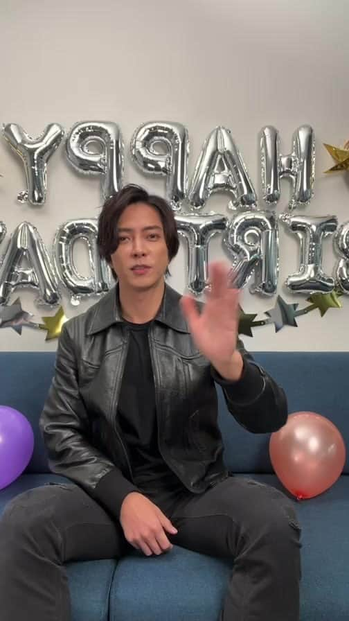 山下智久のインスタグラム：「My birthday🤍thank you always.」