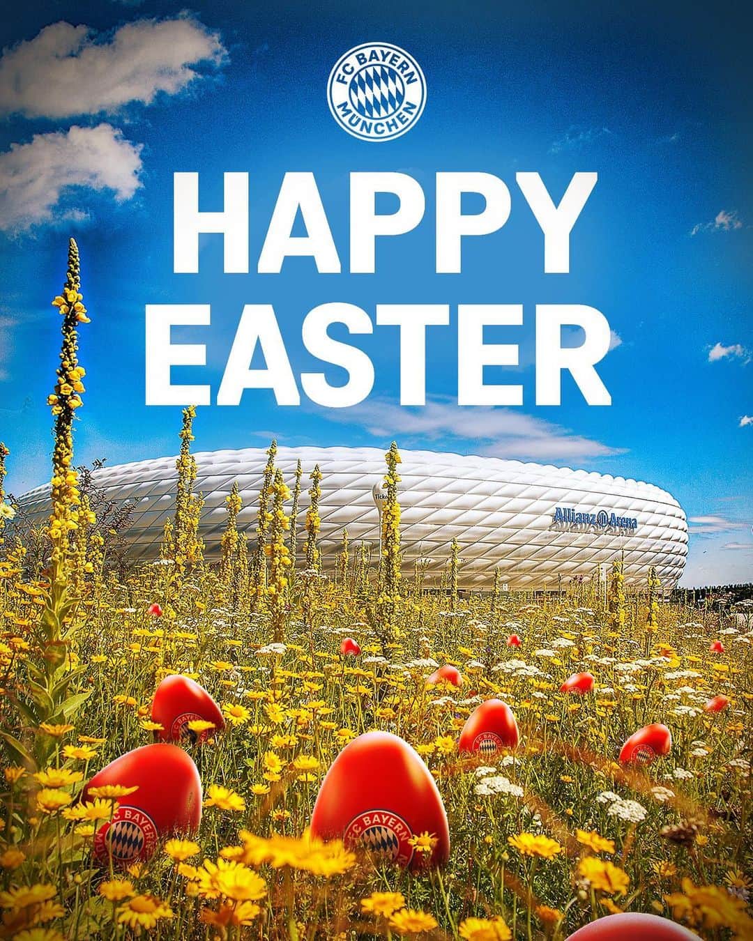 バイエルン・ミュンヘンさんのインスタグラム写真 - (バイエルン・ミュンヘンInstagram)「Happy Easter! 🐰🐣  #FCBayern #MiaSanMia」4月9日 15時56分 - fcbayern