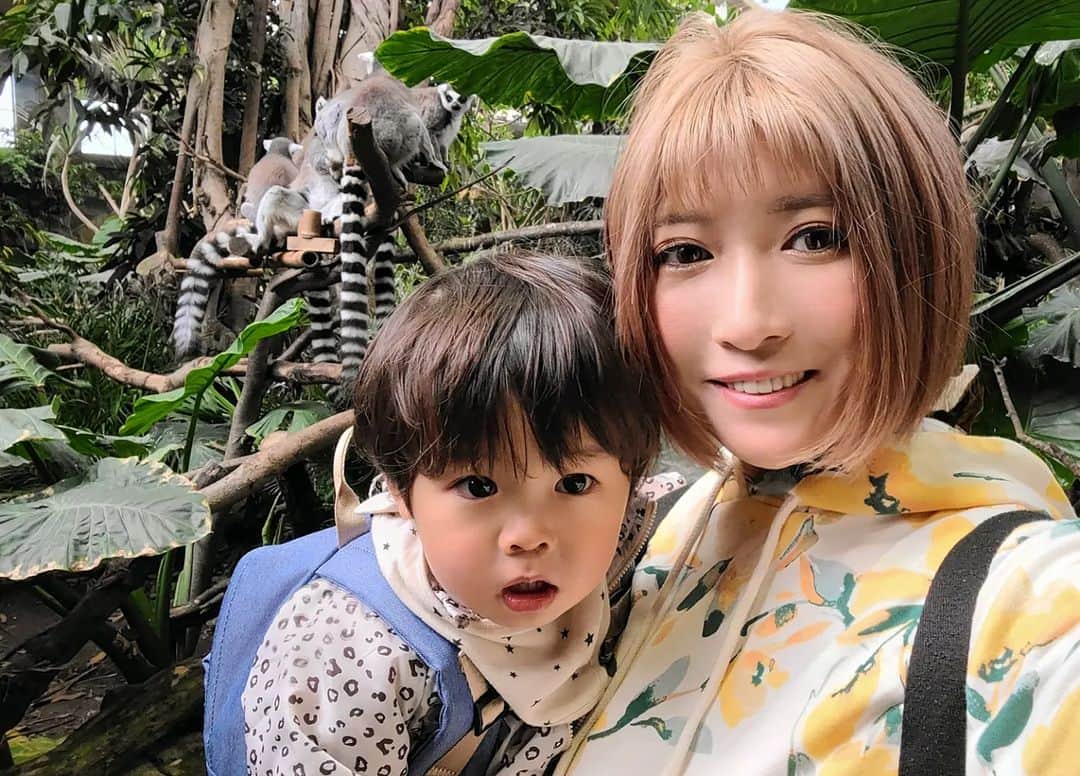 石関友梨のインスタグラム：「My Birthday⁡🎂 ⁡⁡ ⁡ #那須塩原 #那須どうぶつ王国 #動物園」