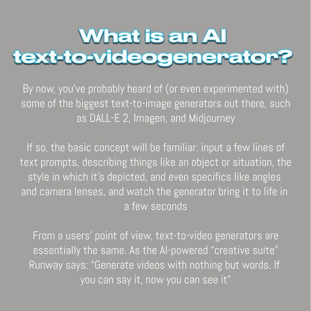 Dazed Magazineさんのインスタグラム写真 - (Dazed MagazineInstagram)「AI generated text-to-video is here, should we be scared? 🤔⁠ ⁠ In the last couple of years, AI models that can conjure original images out of a few lines of text have taken over the internet, flooding our online lives with everything from elaborate fantasy landscapes, to eerie digital demons, to photojournalism from uncanny alternate histories. ⁠ ⁠ At the same time, the rise of another digital technology, deepfakes, has seen famous figures’ faces plastered onto bodies that aren’t their own, inserted into everything from porn to dystopian disinformation campaigns. Both technologies have played their part in transforming ideas about creativity and undermining the reliability of our visual media, but the disruption doesn’t look set to slow down anytime soon.⁠ ⁠ The race to develop AI generators that can output not just still images, but realistic videos, has been on for some time. In December 2022, we got an embryonic preview of what that might look like courtesy of the surreal sitcom Nothing, Forever, which produced sketchy pixel-art graphics with the help of several AI systems, including the large language model GPT-3. In the last few weeks, though, the race has really been heating up, with the unveiling of the first genuine text-to-video models.⁠ ⁠ Essentially, working text-to-video entered the public consciousness via a mildly-horrifying visual of Will Smith ravenously making his way through plates of spaghetti in early April. The product of ModelScope, a text-to-video system developed by a collaborative team at Hugging Face, the viral video wasn’t alone – see also: Dwayne Johnson chomping on rocks, Arnold Schwarzenegger punching a pizza, and a Chuckle Brother performing a guitar solo in front of an erupting volcano. Just a month later, however, that face is looking much more realistic, and the revolution seems increasingly imminent.⁠ ⁠ With several companies competing to produce the most realistic AI video on the market, there are some obvious concerns. What will this mean for the already-skyrocketing rate of misinformation online?⁠ ⁠ Read more through the link in our bio 🔗⁠ ⁠ 📷 Courtesy of Private Island⁠ ✍️ @t.s.waite⁠ ⁠ #deepfake #aigenerators #chatGBT」5月8日 22時07分 - dazed