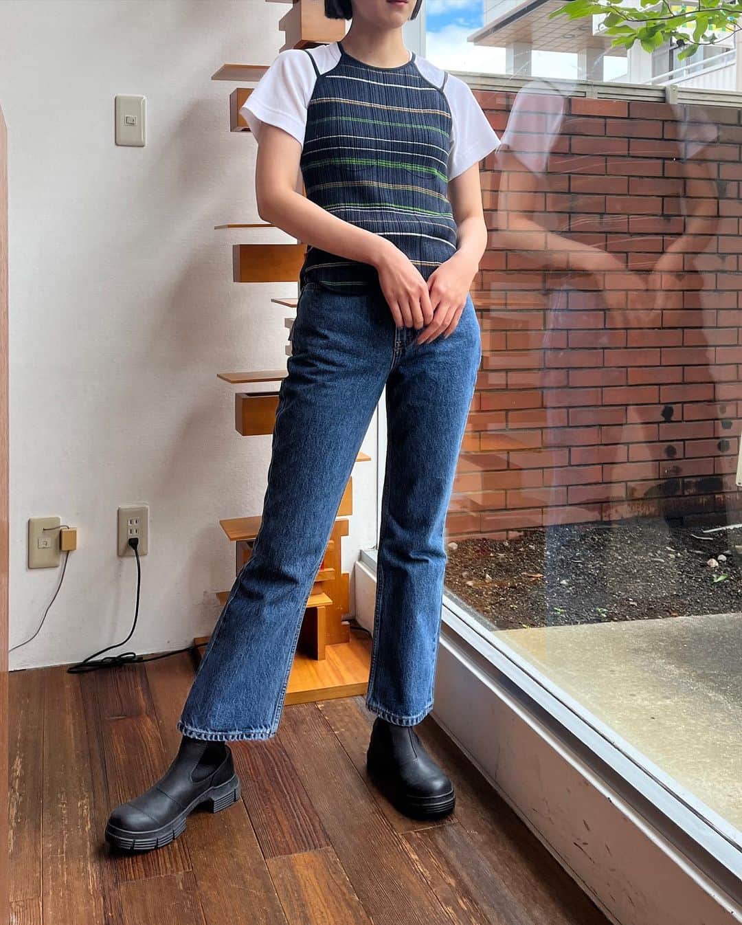 【ANN DE ARKさんのインスタグラム写真 - (【ANN DE ARKInstagram)「⁡ 【styling】 ⁡ tops: Mame Kurogouchi inner: OVERNEATH pants: GANNI shoes: GANNI ⁡ ⁡ 詳しくはオフィシャルサイト【ARKnets】にて。 ■商品や通信販売に関しまして ご不明な点がございましたらお気軽にお問い合わせください。 ----------------------------------- オフィシャルサイトの在庫と店頭在庫は共有しております。 商品に関しましては、お気軽にコメントや店舗までお問い合わせください。 ⬇︎⬇︎⬇︎ @ann_de_ark  @arknets_jp_official ⁡ #fashion #栃木 #宇都宮 #ショップ #セレクトショップ　#arknets #anndeark #MameKurogouchi #OVERNEATH #ganni  ⁡ -----------------------------------」5月8日 14時20分 - ann_de_ark