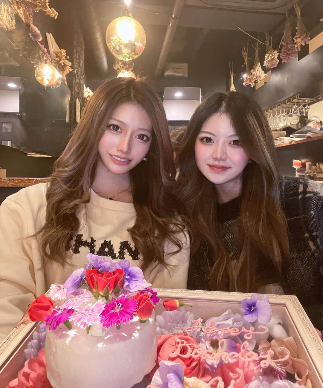 𝐊𝐎𝐘𝐔𝐏𝐈𝐏𝐈 のインスタグラム：「🍰💗🕰  あいHappyBirthday 🧸♥  #誕生日ディナー  #誕生日プレート」