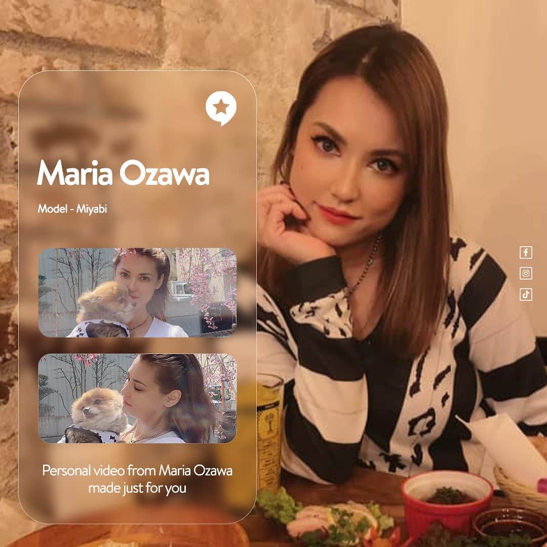 小澤マリアのインスタグラム：「Get closer with Maria Ozawa with a video message from her made just for you. Only on Shawtout.  Request now: shawtout.com/mariaozawa  #shawtout #mariaozawa #celebratepeople #perfectgift」