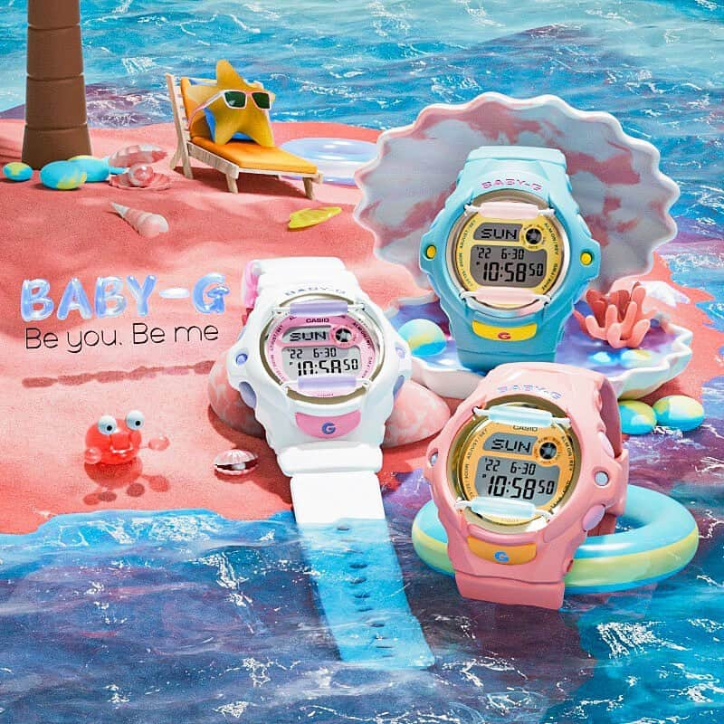 CASIO BABY-G Japan Officialさんのインスタグラム写真 - (CASIO BABY-G Japan OfficialInstagram)「南国のきれいなビーチを連想させるカラーリングにきゅん💕これからの季節のおしゃれがもっと楽しくなるプレイフルビーチコレクションを手に入れよう✨ . BG-169PB-2JF ¥12,650 BG-169PB-4JF ￥12,650 BG-169PB-7JF ￥12,650 *tax included . #BABY_G #babyg_jp #GSHOCK #G_SHOCK #watch #腕時計 #CASIO #レディースウォッチ #手元倶楽部 #手元くらぶ #腕時計くら部 #腕時計好き #海コーデ #ビーチコーデ  #防水ウォッチ #防水機能  #BG169」5月8日 15時38分 - babyg_jp