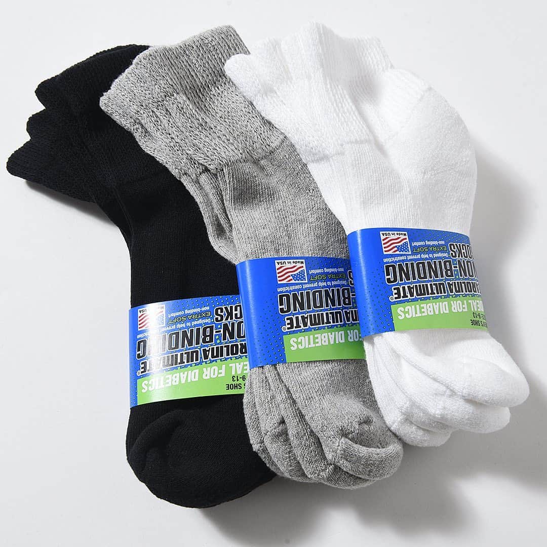 のインスタグラム：「Jefferies Socks 2 pair socks color: WHITE,GREY,BLACK size: 9-13(mens size) ¥1,980 Made in USA  #jefferiessocks  #bshop」