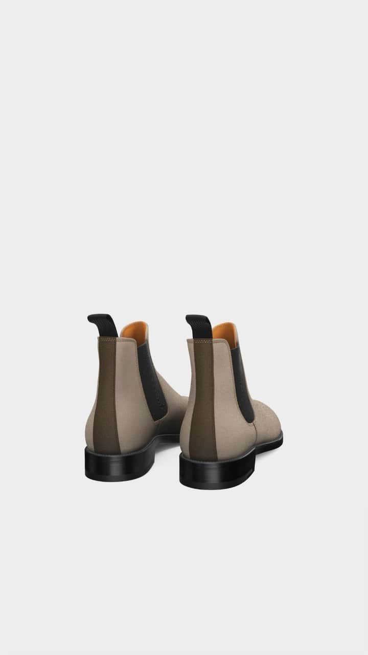 のインスタグラム：「Welcoming Lawry into our By Request online personalisation service. Imagine your ideal version of this perfectly proportioned Chelsea boot, down to the colour of its subtly textured elastic. . #johnlobb」