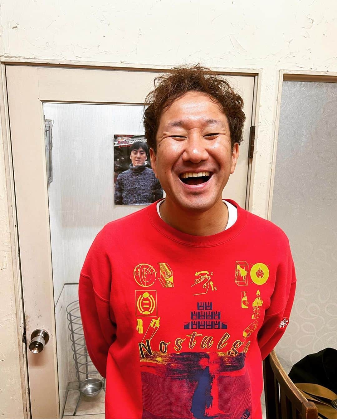 杉本知香さんのインスタグラム写真 - (杉本知香Instagram)「みんないい顔😆😆😆  #中目黒美容室 #ムーディ勝山 #右から左へ受け流す  #さわやか五郎#上々軍団 #アンバランス山本#山本栄治 #カラテカ入江#入江慎也#ピカピカ #ジョイマン池谷#ジョイマン」5月8日 16時42分 - sugimotoc