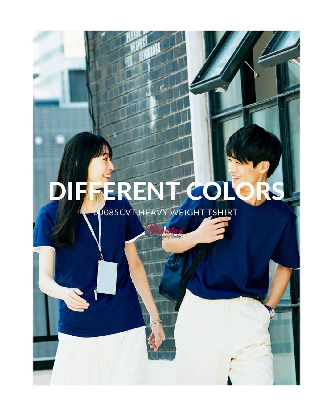 Printstarさんのインスタグラム写真 - (PrintstarInstagram)「✴︎  Printstar 00085-CVT 5.6オンス ヘビーウェイトTシャツ  累計売上枚数1.7億枚。程よい生地の厚みと、型崩れしにくい安心の品質で、20年以上にわたり愛され続ける不動の人気Tシャツです。  50色以上の多彩なカラーバリエーションで展開し、世代、ジェンダー、地域を問わず、さまざまなシチュエーションで皆さまにご愛用いただいています。  襟裏のタグを手で簡単にちぎれる「ティア・アウェイラベル」も、こだわりのオリジナルウェアをつくる方に好評！  #printstar #プリントスター #プリンタブルウェア」5月8日 17時02分 - printstar_official