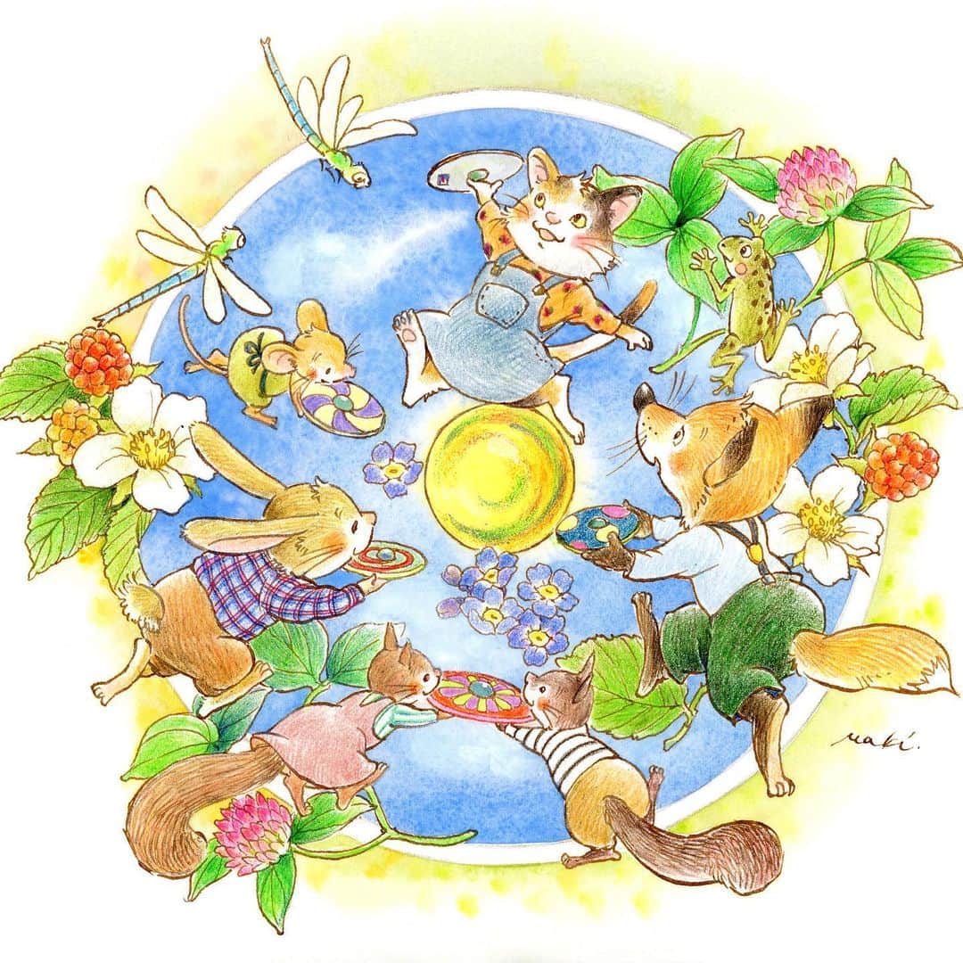 イラストレーター山崎牧子のインスタグラム