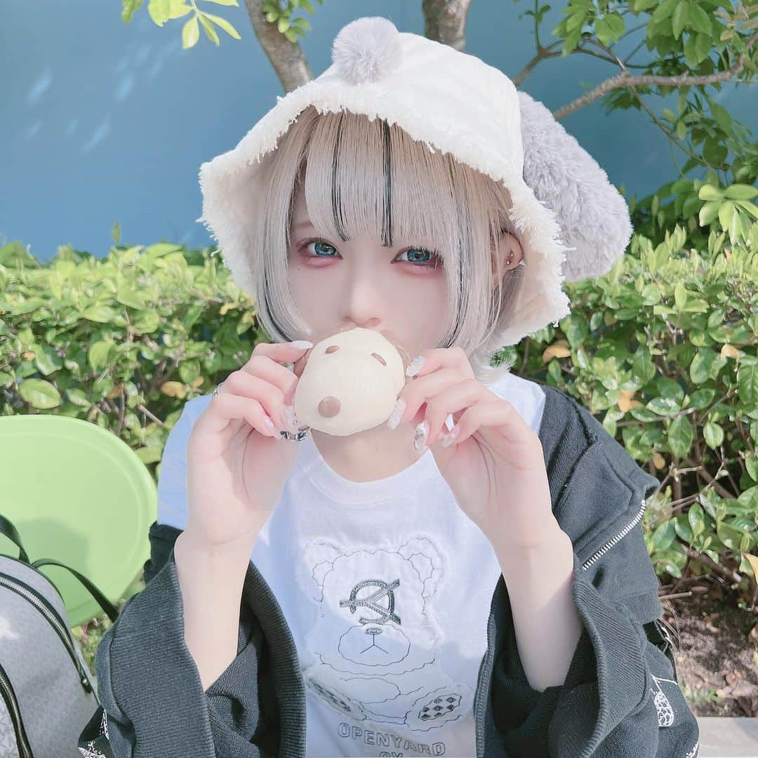 あのね。のインスタグラム：「最近ショート丈のトップスにはまっておりますかわいい⸜ ෆ ⸝‍   #OY」