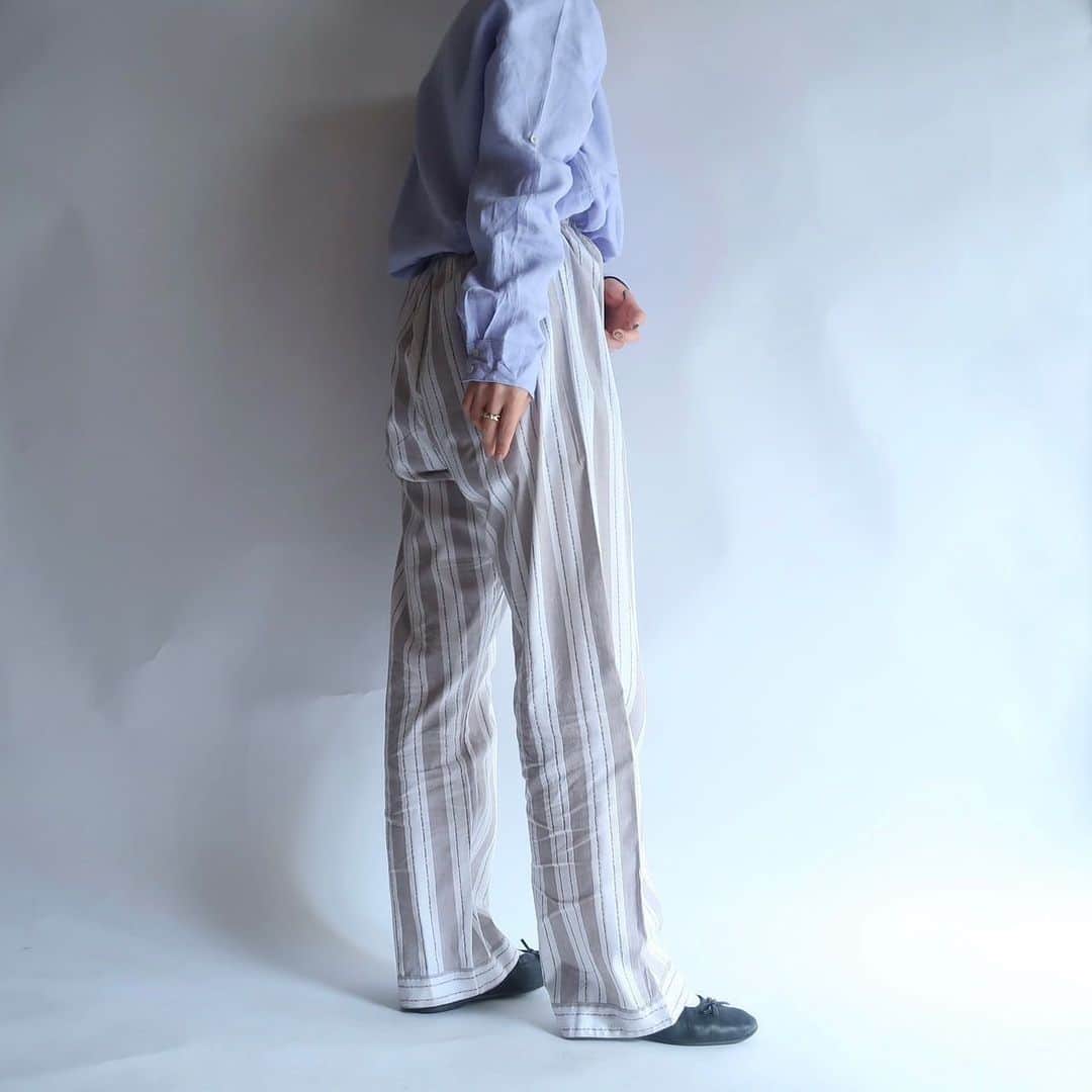 TheSunGoesDownさんのインスタグラム写真 - (TheSunGoesDownInstagram)「stripe pajama pants  staff 157cm」5月8日 19時06分 - tsgd_tokyo