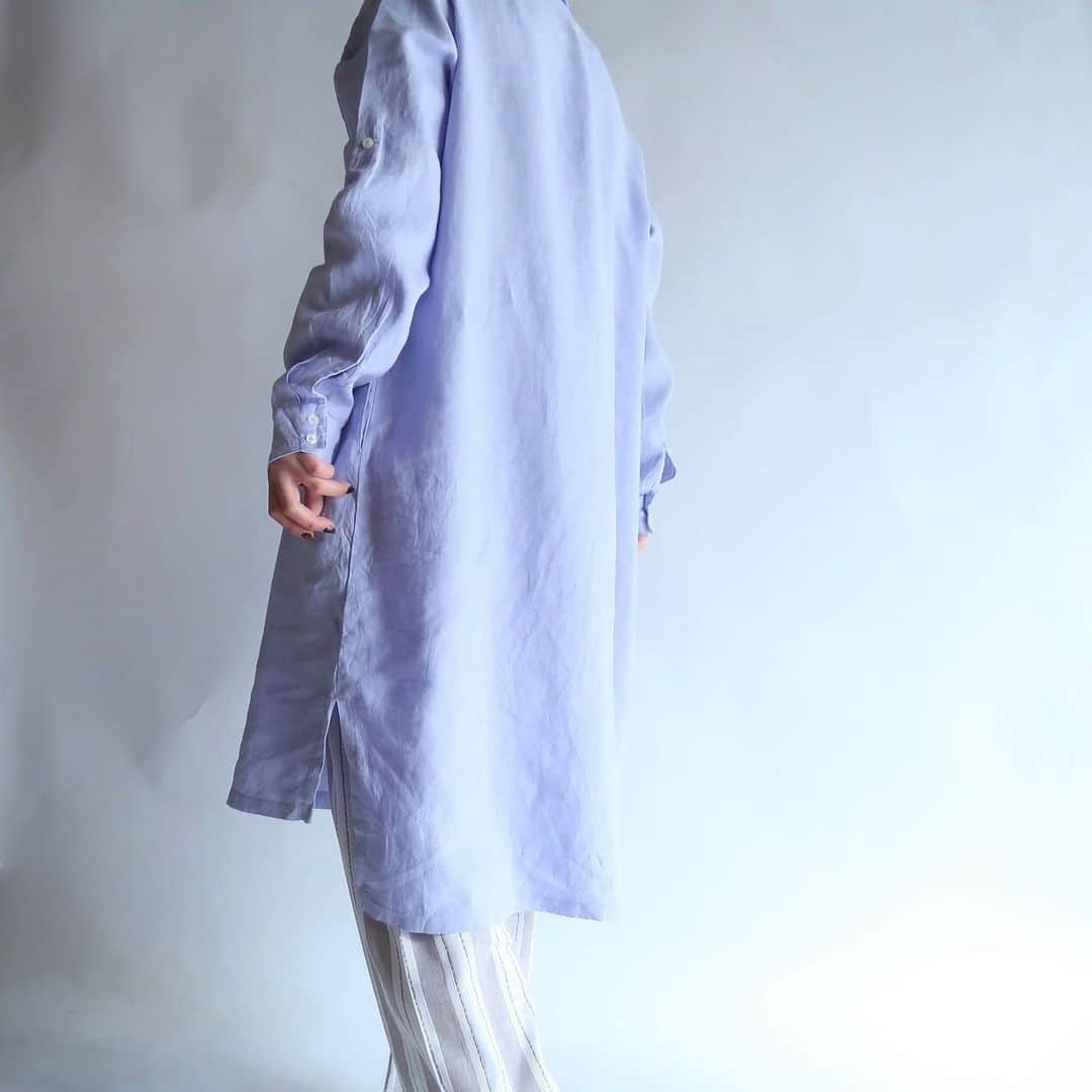TheSunGoesDownさんのインスタグラム写真 - (TheSunGoesDownInstagram)「light purple grandpa long shirt  staff 157cm」5月8日 19時11分 - tsgd_tokyo