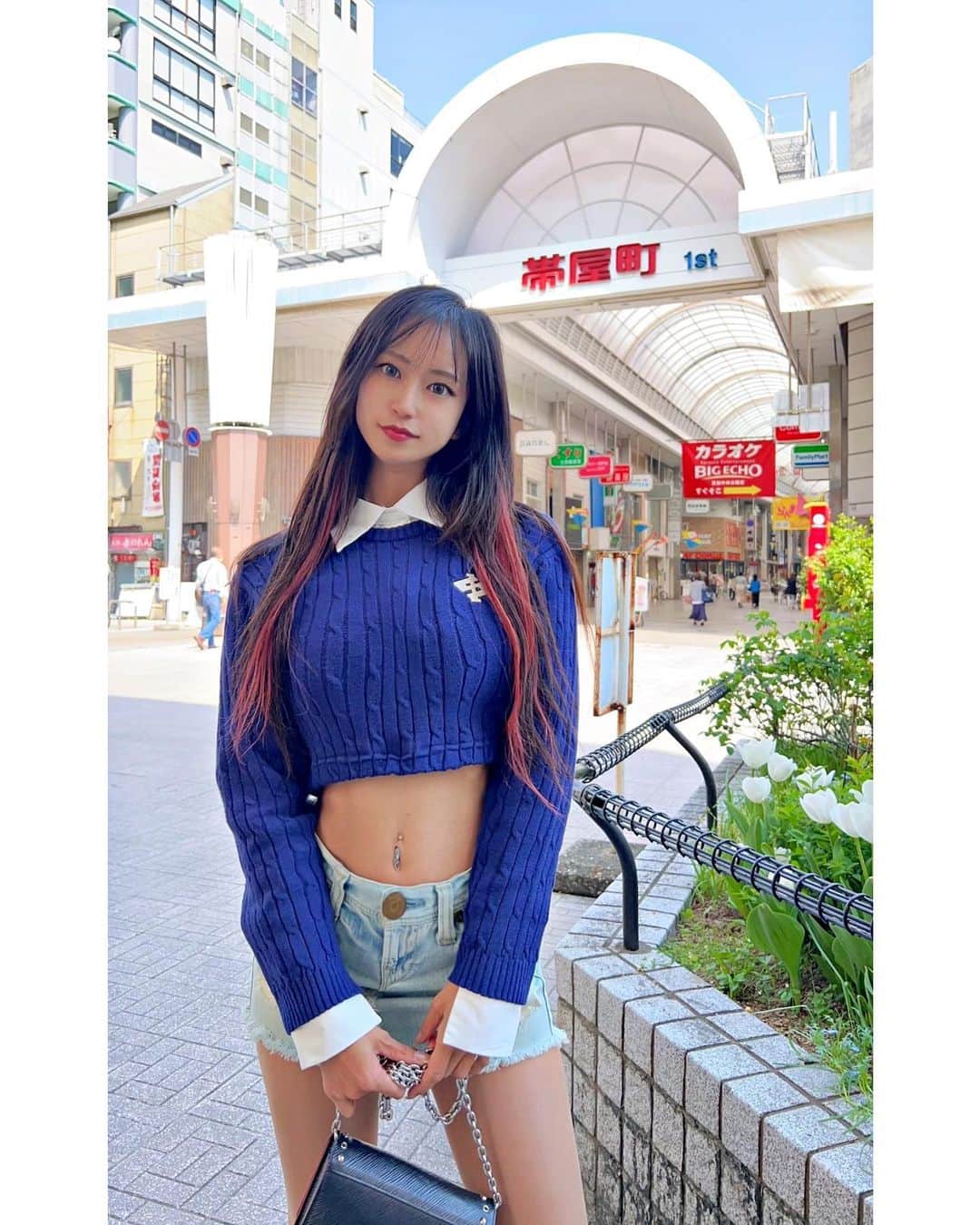 だふちゃん 。のインスタグラム：「💙 🐋  私が生まれ育った場所 𖤣𖥧𖥣𖡡𖥧𖤣 田舎だけどいいとこなんだよ〜 ✴︎    #高知県   ｺﾞｰﾙﾃﾞﾝｳｨｰｸお陰様で大盛況でした！ 忙しすぎてSNS全然更新できなかった🙇‍♀️  ﾐﾝﾅｲﾂﾓｱﾘｶﾞﾁｮﾝﾏｹﾞ♡」